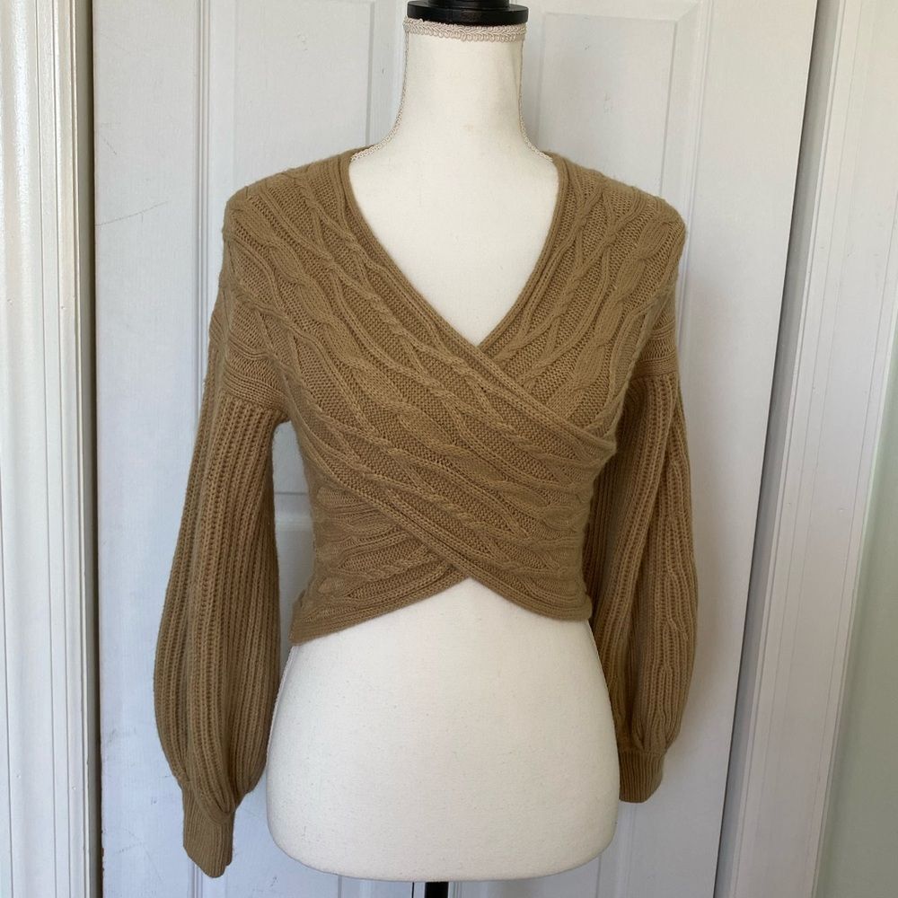 Knitted Fashion Nova Crop Top Sweater